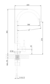 Смеситель для кухни Agger Zest A0701100